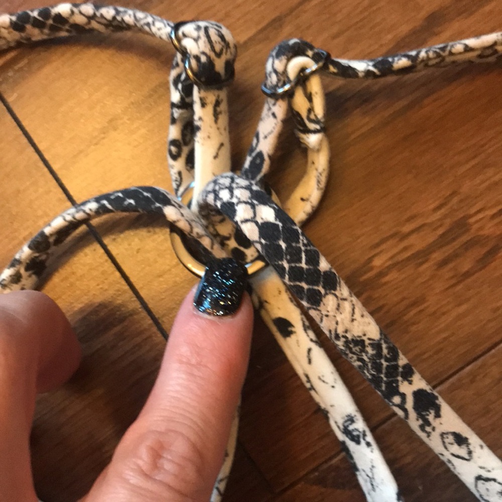 Michi Tigress White Python Snakeskin Matching Set - image 6